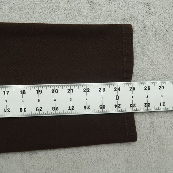 Gloria Vanderbilt Jeans Women's 16P Brown Amanda High-Rise Straight 25" Inseam - Picture 4 of 16